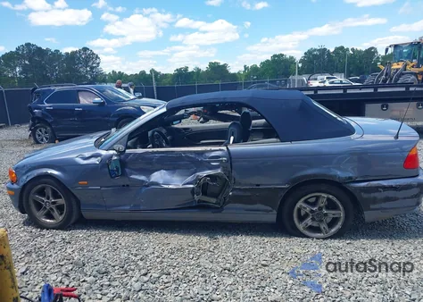 2002 BMW 325Ci from USA, damaged, VIN WBABS33462PG88678